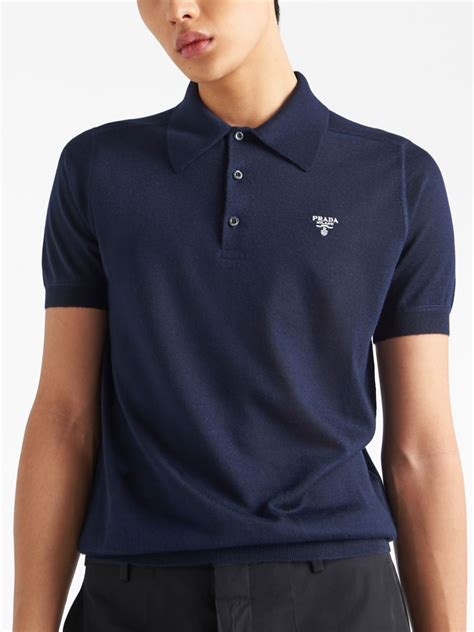 Prada Cashmere Polo Shirt 